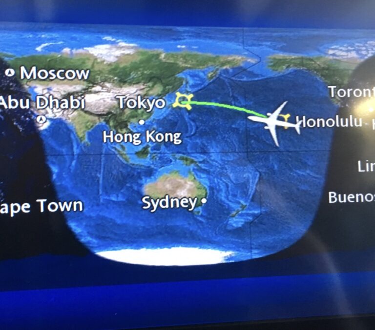 飛行機の進路