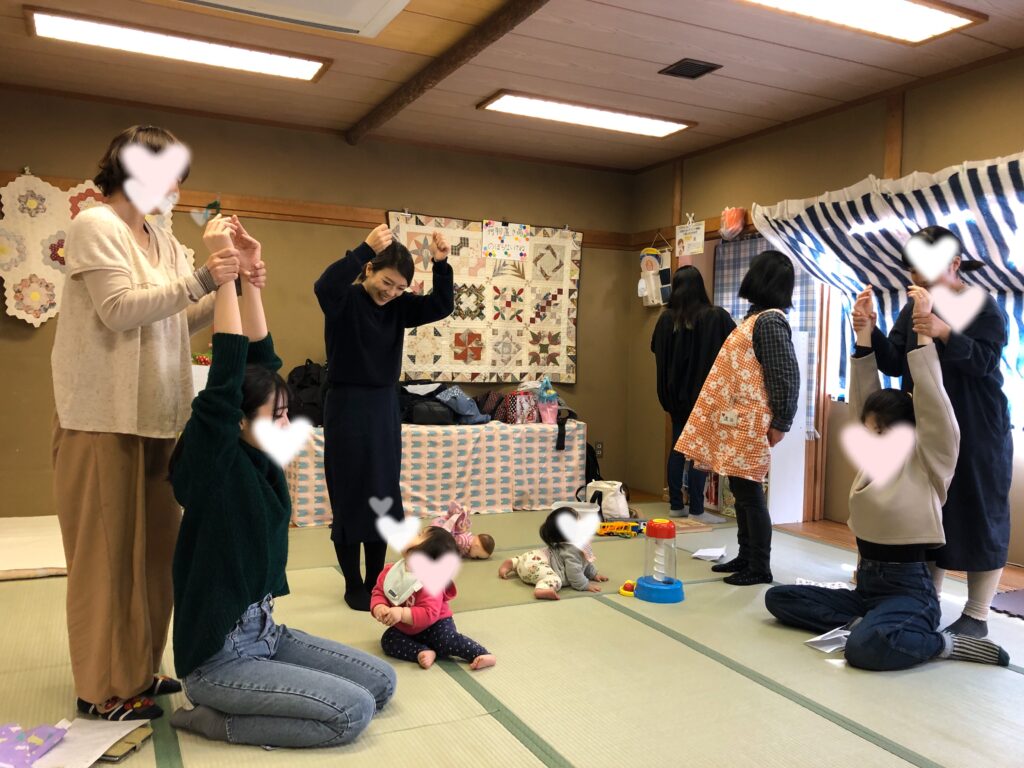お母さんのマッサージ