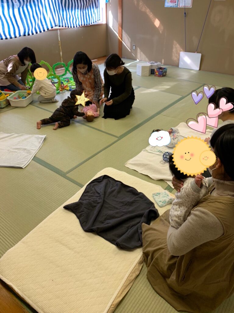 ベビーマッサージ教室の様子
