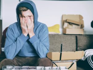 眠れない