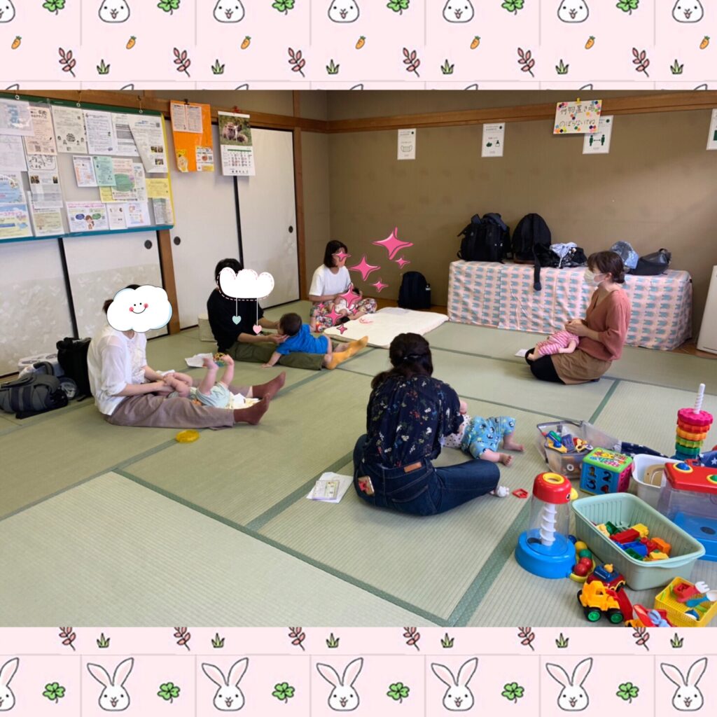 ベビーマッサージ教室の様子