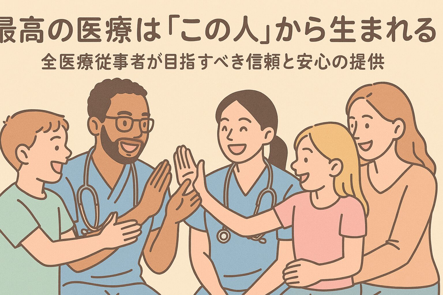 最高の医療は『この人』から生まれる：全医療従事者が目指すべき信頼と安心の提供