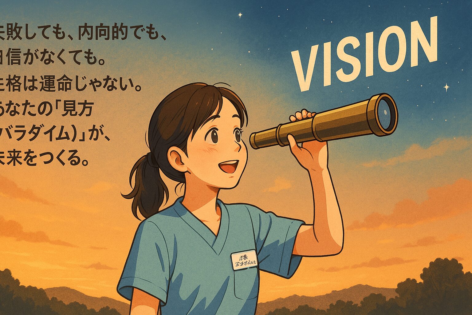 ビジョンに向かって自分を成長させるナース