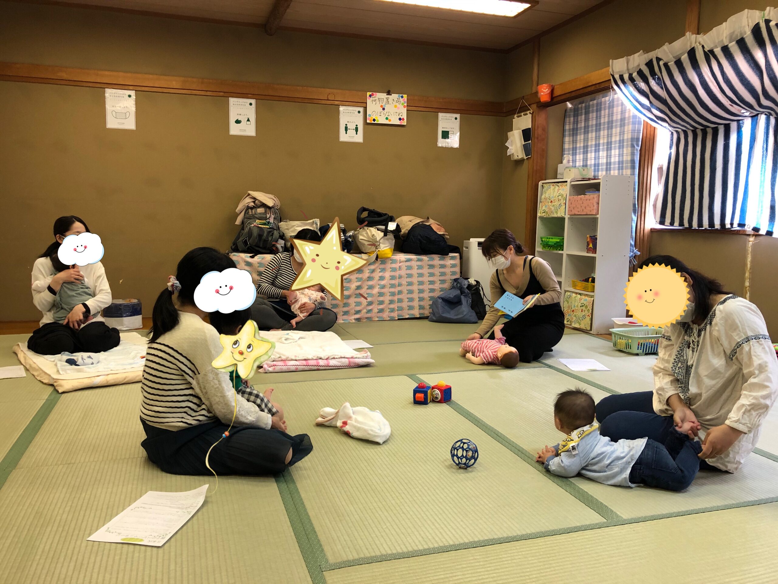 ベビーマッサージ教室の様子